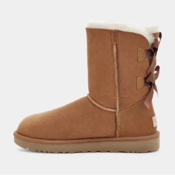UGG Bailey Bow II NWOB Chestnut Brown Tan - Picture 6 of 10